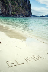 Obraz premium El Nido, Palawan. Beautiful Philippine Islands.
