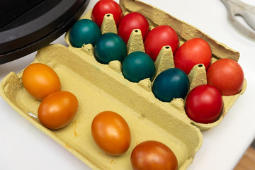 painting eggs, old Orthodox customs for Easter holidays