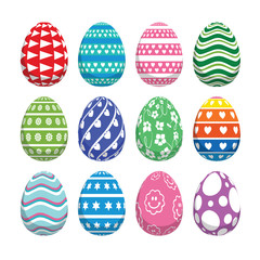 Easter set of decorative eggs