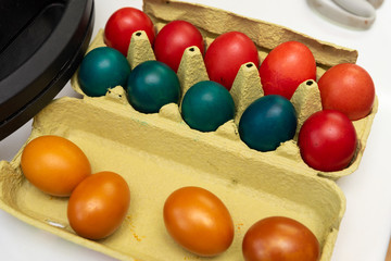 painting eggs, old Orthodox customs for Easter holidays