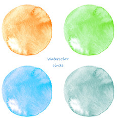 watercolor circle