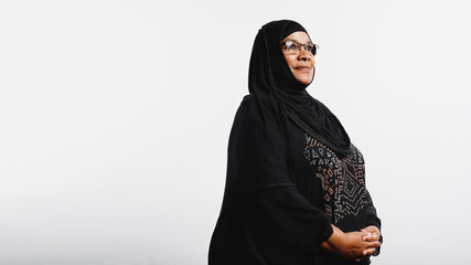 Portrait of an islamic woman in hijab