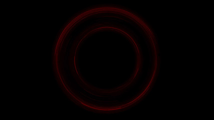 Red circle hud