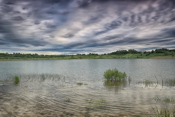 clouds background gloomy / gray storm background, sky top clouds
