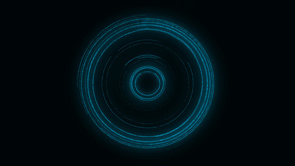 Blue circle hud