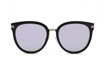 Gray Sunglasses, front view isolated on white background