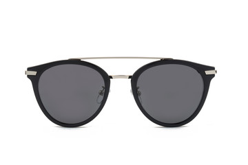 Gray Sunglasses, front view isolated on white background