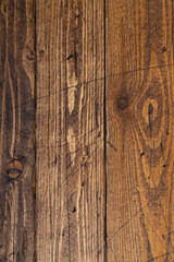 Old wooden texture background. Rustic wooden table or floor.