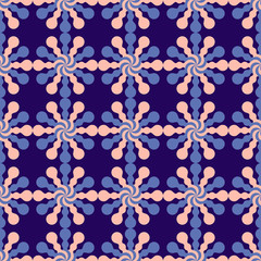 Abstract seamless pattern with stars. Colorful vector illustration