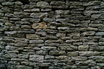 stone wall texture and background, close up