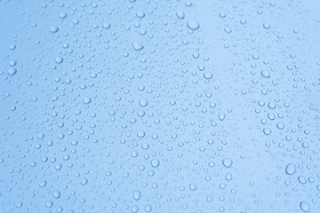 Small blue water drop background
