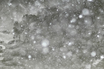 snow sky clouds background abstract / beautiful landscape in the clouds, abstract snowflakes