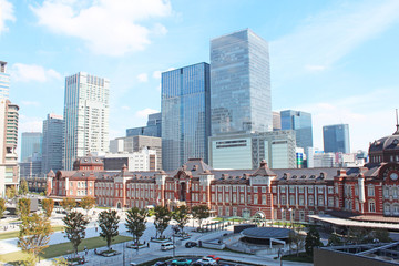 Obraz na płótnie Canvas 東京駅の風景
