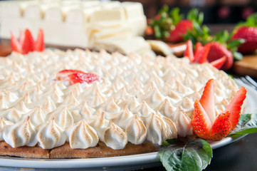 strawberry pizza with sighs