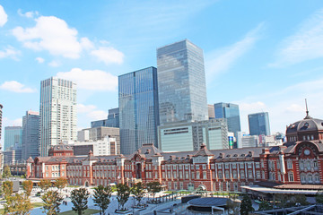 Fototapeta na wymiar 東京駅の風景