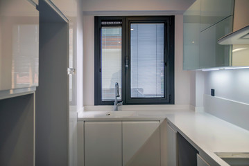 Istanbul, Turkey, 19 March 2015: Interior of the modern kitchen