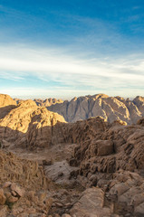 desert landscapes of Sinai 