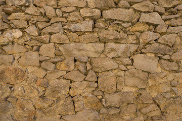 Background with a brick wall with brown tone