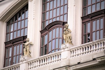 facade of an old building