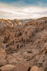 desert landscapes of Sinai 