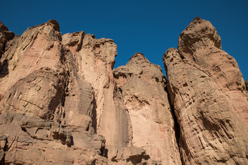 solomons pillars in timna national park