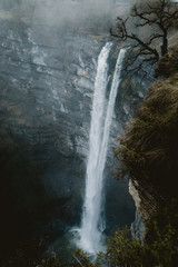 Fototapeta na wymiar Gujuli waterfall in the Basque Country
