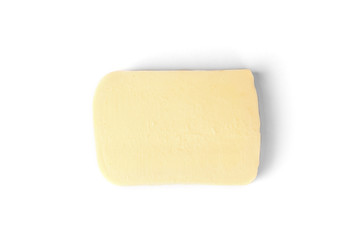 Cheese isolated on white background.