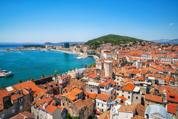 Old town of Split in Dalmatia, Croatia. Split is the famous city and top tourism destination of Croatia and Europe. © InfiniteFlow