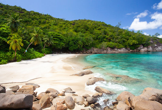 Anse Major on Mahe island seychelles