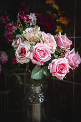 Close up of roses bouquet