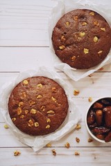 Homemade Date Walnut bread / Ramadan dessert