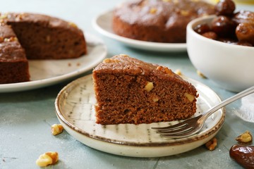 Homemade Date Walnut bread / Ramadan dessert
