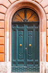 Old and beautiful ornate door