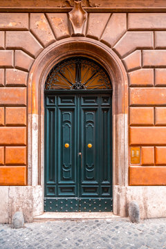 Old and beautiful ornate door