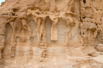 rocks in timna national park in israel