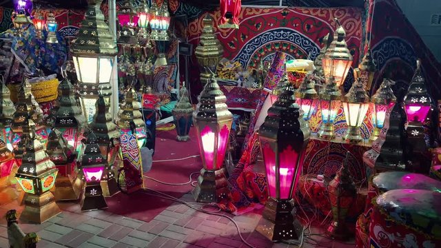 small shop for fanoos ramadan Lantern's, muslim holy month, fanos