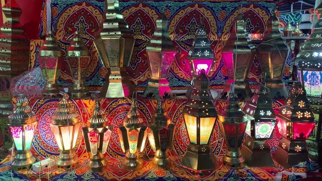 small shop for fanoos ramadan Lantern's, muslim holy month, fanos