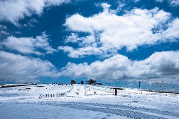 Beautiful Landscape View in Torre, Ski Resort, Serra da Estrela, Castelo Branco, Portugal