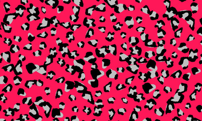 Leopard print design. Animal skin pattern.