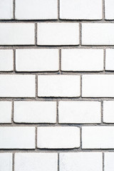 White brick wall texture background. white brick wall background texture close-up.