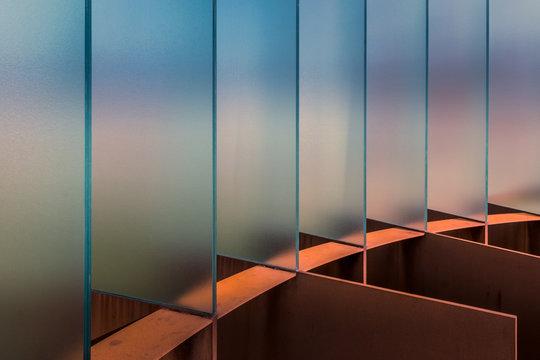Glass & wood