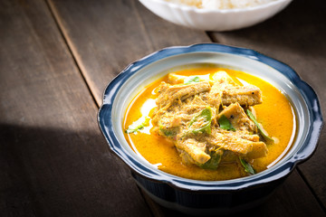 thai curry with rice