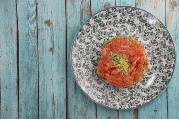 Tartare de saumon