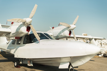 Small private plane for fishing and recreation.