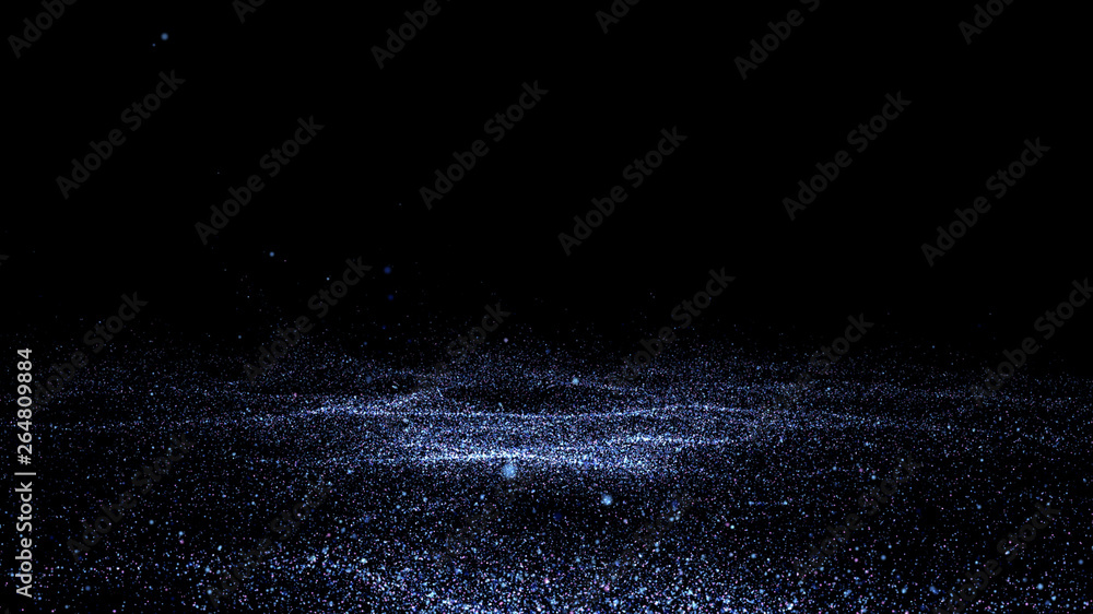 Wall mural abstract technology background with light effect