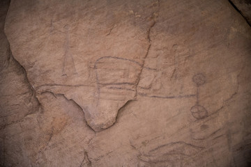 old drawings on the rocks from twelfhundres before christ