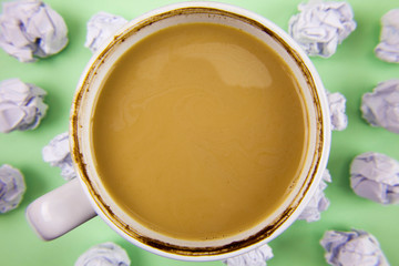 Design business concept Empty copy text for Web banners promotional material mock up template.