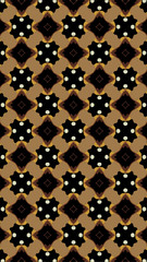 Ornate geometric pattern and abstract multicolored background