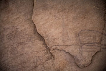 old drawings on the rocks from twelfhundres before christ