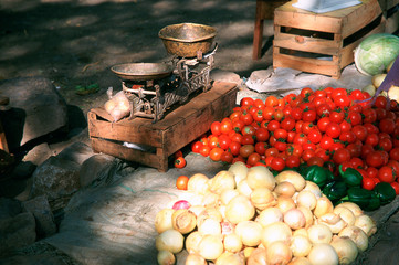 African market stall